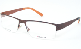 Selectra SEL7525 1 Orange Spicy Hue /GRAPHITE Eyeglasses Glasses Frame 54-16-140 - £64.80 GBP