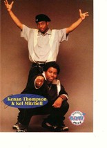 Kenan Thompson Kel Mitchell teen magazine pinup clipping squatting Tutti Frutti - £2.75 GBP