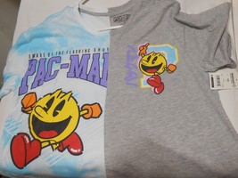 NEW Pac-Man size XXL 19 T-Shirt Cropped Top 2 sided tie-dye style  - $10.88