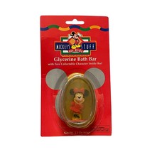 Vintage Disney Mickey Mouse Glycerine Bath Bar Collectible Sealed 1980s - £78.26 GBP