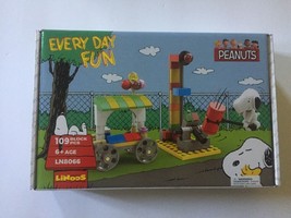 NEW Peanuts Snoopy Fun Fair Building Set - 109 Pieces - £22.73 GBP