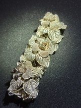 .800 Silver Filigree bracelet.c.1950-75 - $55.00