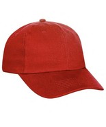 NEW RED DAD HAT CAP ADJUSTABLE CURVED BILL LOW PROFILE 6 PANEL BULL DENI... - £5.67 GBP