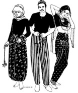 Folkwear Sarouelles Pants #119 Turkish African Indian Sewing Pattern fol... - $373.97 MXN