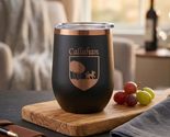 Callahan Irish Coat of Arms Stemless Wine Travel Tumbler - $27.44