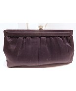 Vintage Black Peau de Faille Evening Bag Clutch MM Morris Moskowitz Circ... - £11.08 GBP