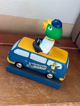 Madison Mallards Baseball Duck Driving Blue &amp; Yellow Van Resin Bobblehea... - £10.34 GBP