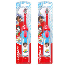 Pack of (2) New Colgate Colgate Kids Battery Powered Toothbrush, Ryan&#39;s World - £15.95 GBP