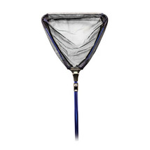 Telescopic Skimmer Pond Net W/Fold Over Collapsible Net Head 2mm,  Easy ... - £27.14 GBP