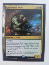 Gluttonous Troll Magic The Gathering Rare Throne Of Eldraine 327 MTG - $2.34