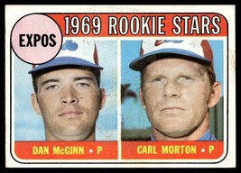 1969 Topps #646 Dan McGinn / Carl Morton RC VGEX-B107R12 - £39.56 GBP