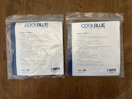 2 Pack CoolBlue 5&amp;3 Ply Sewn Hole Prosthetic Sock Size 1,2 Length 10-14 ... - $33.62