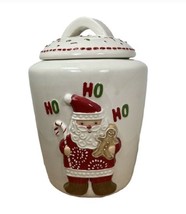 2012 Midwest-CBK Ceramic Santa Ho Ho Ho Cookie Jar with Sealed Lid NWT NOS - £33.41 GBP