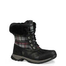 UGG Butte WATERPROOF Cold Weather Winter Boots Black/Tartan Men&#39;s 8 - $139.89