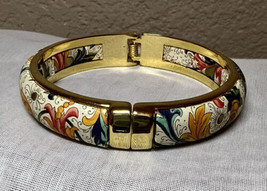 Bangle Floral Hinged Bracelet - $29.65