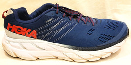 Hoka One One Clifton 6 Men&#39;s Sneakers Shoes Sz-12 Blue - £47.83 GBP