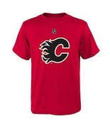 NWT NHL Calgary Flames Reebok Boys Large 13T Gaudreau Tee Shirt - £12.71 GBP