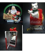 COCA COLA COLLECTIBLE POLAR BEARS ORNAMENTS PICK 1 ^^ - $34.13 CAD