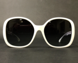 CHANEL Sunglasses 5470-Q-A c.716/S6 White Leather Frames with Gray Purpl... - $280.28