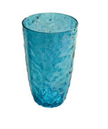 Greenbrier 25oz Aqua Blue Plastic Pebble 6.5” Tall Tumbler  Reusable - $12.75