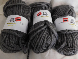 Big Twist Mellow Taupe lot of 3 Dye Lot 642362 - £19.15 GBP