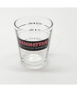 Onze and L.  Measurement Collectible Shooter Shot Glass Manhattan 1 1/2 ... - £4.41 GBP