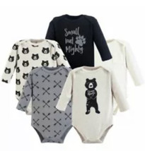 Yoga Sprout Long Sleeve Bodysuits 5-Pack, Bear Hugs 24 Months F12 - £10.52 GBP