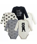 Yoga Sprout Long Sleeve Bodysuits 5-Pack, Bear Hugs 24 Months F12 - £10.40 GBP