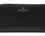 Kate Spade Brynn Large Continental Wallet Black ZipAround K4697 NWT $229... - £66.68 GBP