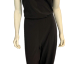 Athleta Brooklyn Jumpsuit Black V Neck Sleeveless Size 24 - £41.75 GBP