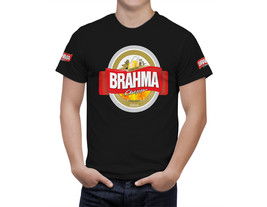 Brahma Beer Black T-Shirt, High Quality, Gift Beer Shirt - £24.71 GBP