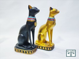 Bastet all sizes - distinctive colors, a unique statue of Egyptian cats, the god - $89.00