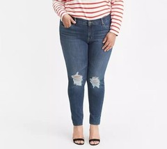 Levis Womens Plus 22W 711 Distressed Maui Breeze Skinny Jeans NWT AB34 - £22.99 GBP