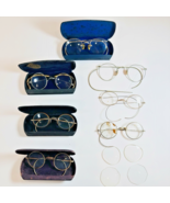Lot 1/10 12k &amp; 14K GF Gold Filled Vintage Eyeglasses, 2 Sets of Lenses &amp;... - $758.10