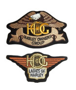 Harley Davidson Owners Group HOG Patches Lot Of 2 Ladies Of Harley HOG E... - £11.79 GBP