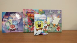 SpongeBob SquarePants, Inside Out And Trolls Kids Book Collection Lot - £5.20 GBP