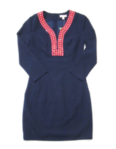 NWT Lilly Pulitzer Bennett Shift in True Navy Beaded Stretch Dress 0 $288 - £48.50 GBP