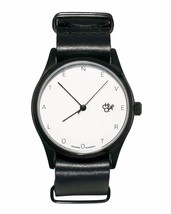 Cheapo CHPO Cheapo Never Too Late Black Leather Strap 1422700 Analog Wrist Watch - £44.84 GBP