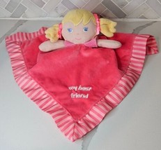 Garanimals My Best Friend Lovey Blanket Rattle Pink Blond Pigtails Girl ... - £10.83 GBP