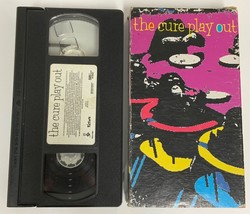 The Cure Play Out VHS 1992 Robert Smith Live In London MTV Unplugged Elektra - $12.86