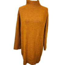 A New Day Sweater XS  Long Sleeve Mock Neck Pullover Knit Oversize Tunic - £39.30 GBP