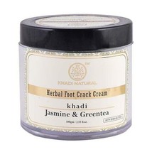 Low Cost Khadi Natural Jasmine &amp; Green Tea Herbal Foot Crack Cream 100 gm - £14.18 GBP