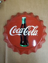 Vintage Coca cola Bottle Cap Sign A - £138.73 GBP