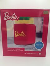 Barbie Hot Pink 6 Can Personal Mini Fridge Thermoelectric Cooler 4L New ... - $25.37