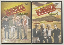 Bonanza Volume 3 &amp; 4 (DVD 2004 Slim Case) Michael Landon Dan Blocker Western - £3.99 GBP