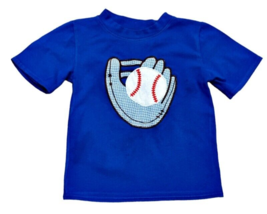 Little Boys T-Ball Baseball Shirt Size 5 Applique Read Description about... - £3.89 GBP