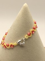 Yellow Neon Summer bracelet fashion minimalist NEW - £7.82 GBP