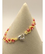 Yellow Neon Summer bracelet fashion minimalist NEW - $9.79