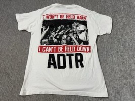 VTG A Day to Remember ADTR Shirt S/M White Band T-Shirt I Wont Be Held B... - £38.28 GBP