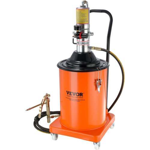 Grease Pump, 5 Gallon 20L, Air Operated Grease Pump with 13 ft High Pressure Hos